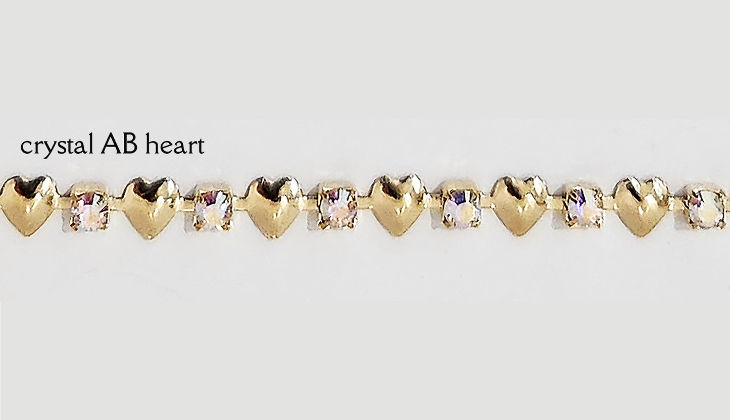 Crystal Chain Stacking Bracelets
