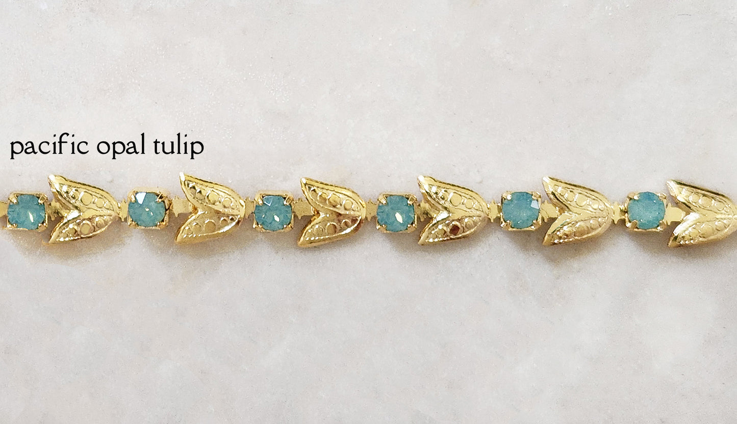 Crystal Chain Stacking Bracelets