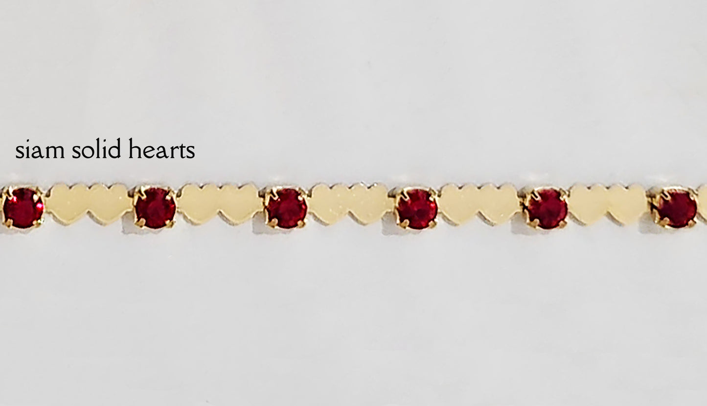 Crystal Chain Stacking Bracelets