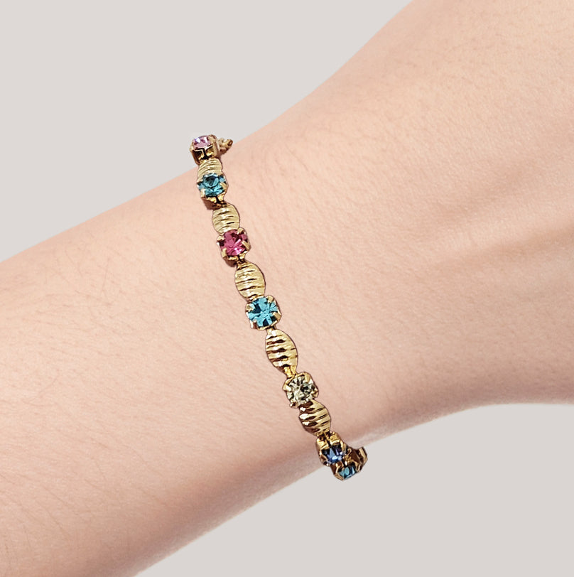 Crystal Chain Stacking Bracelets