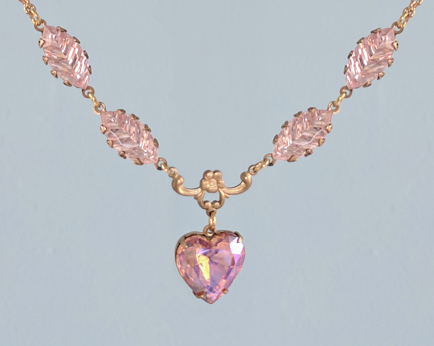 Rosaline Aurora Heart Necklace