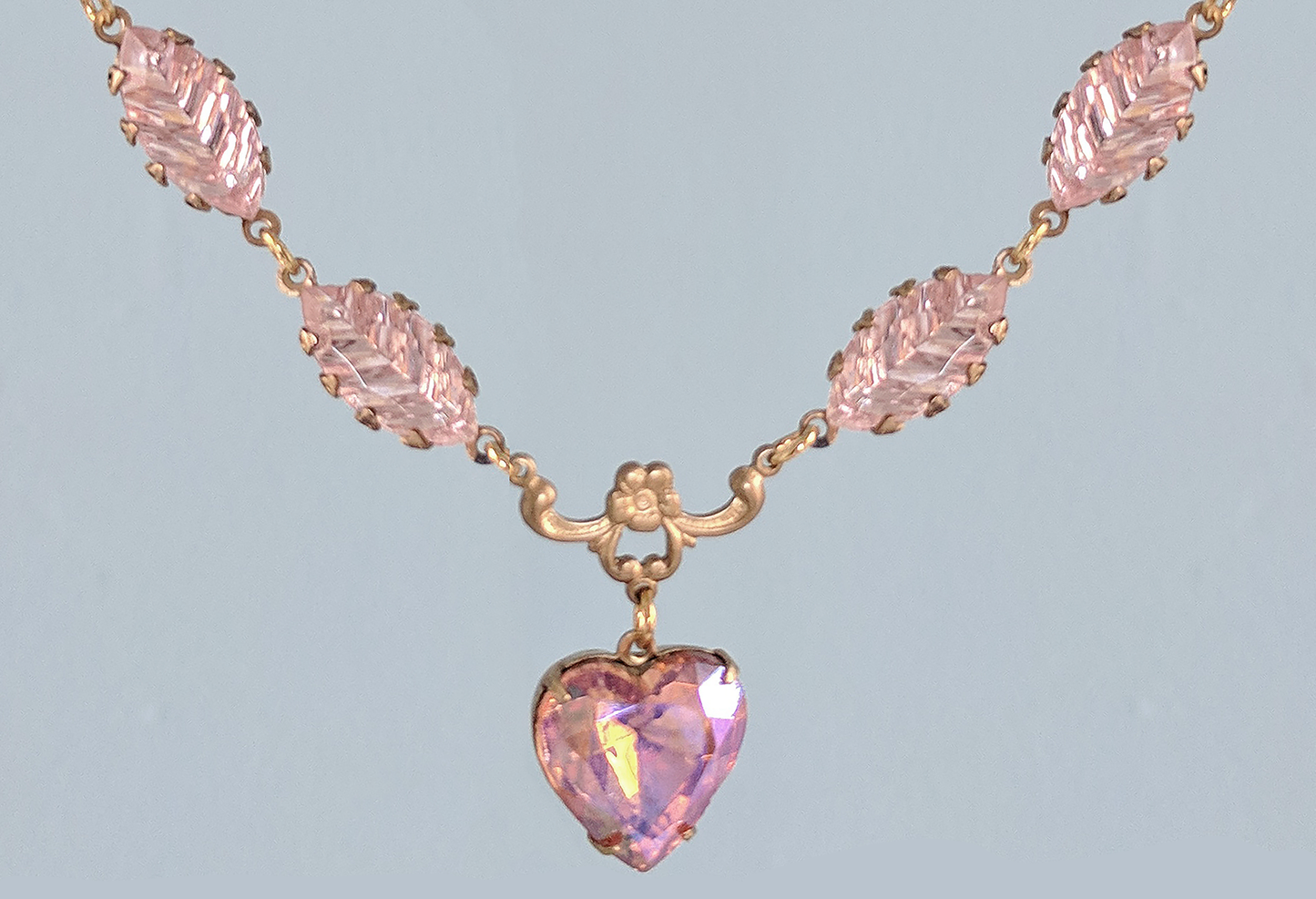 Rosaline Aurora Heart Necklace