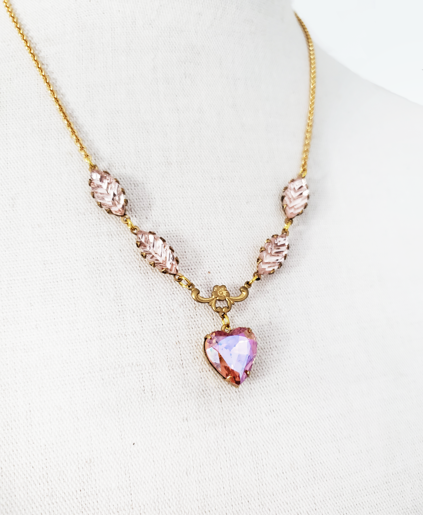 Rosaline Aurora Heart Necklace