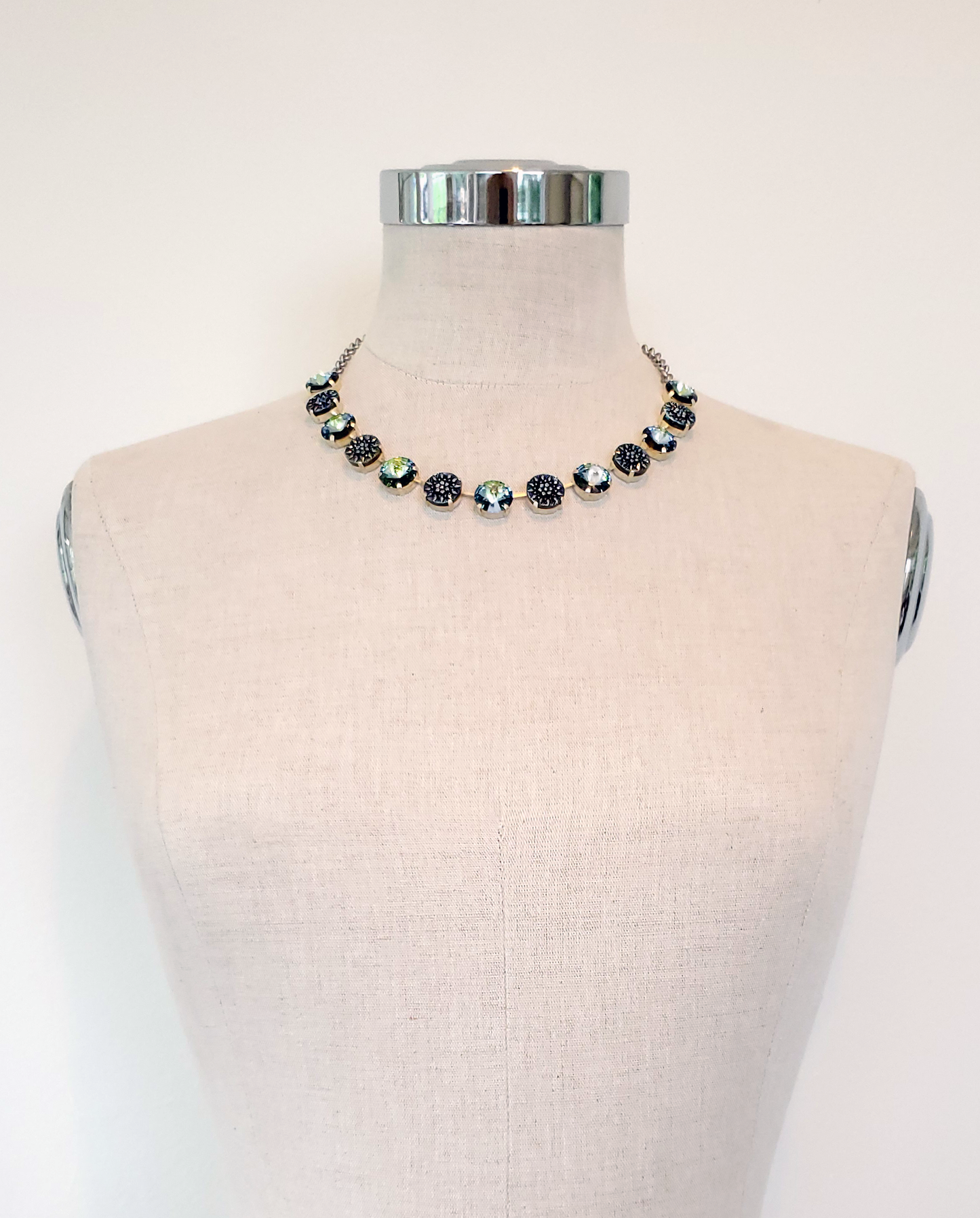 Bottomless Blue-Green Necklace