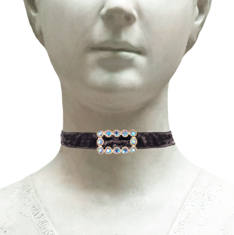 Crystal Buckle Choker