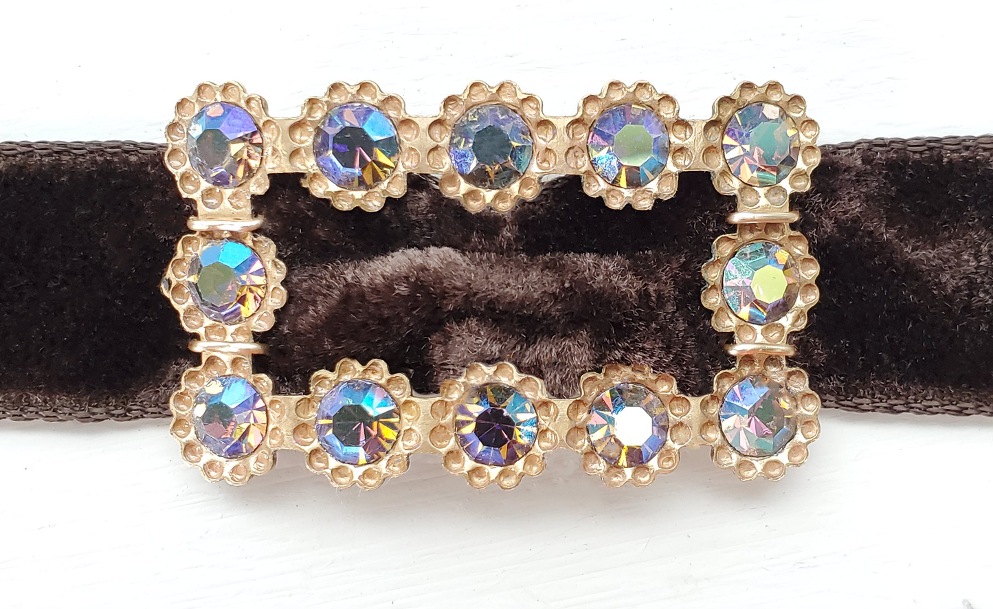 Crystal Buckle Choker