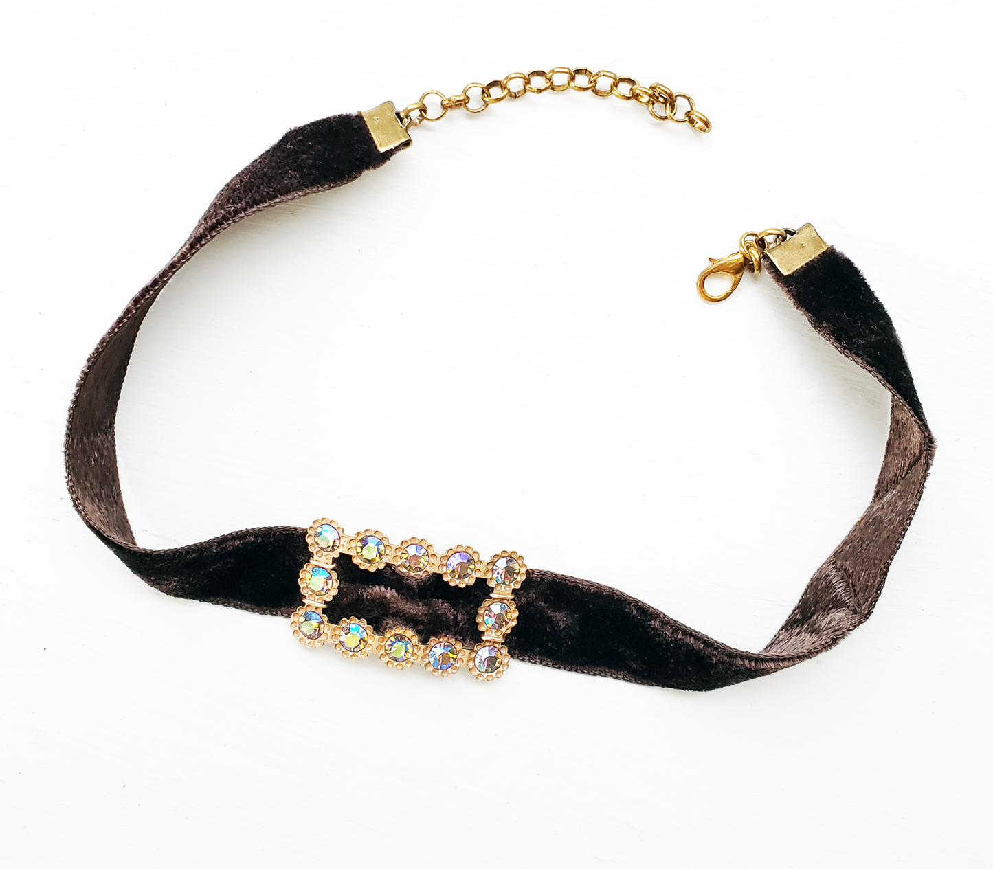Crystal Buckle Choker