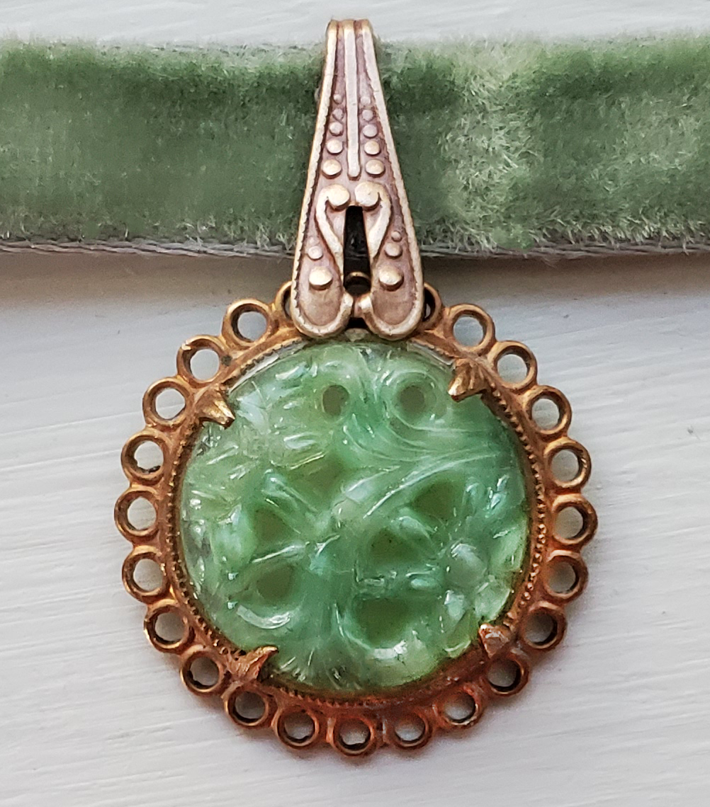 Jade Glass Choker