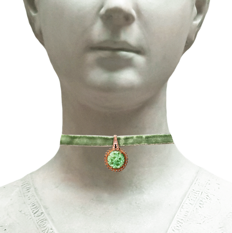 Jade Glass Choker