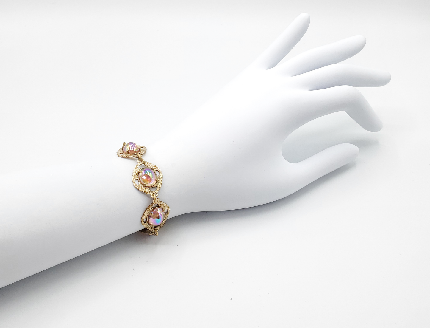 Rainbow Rose Bombe Bracelet