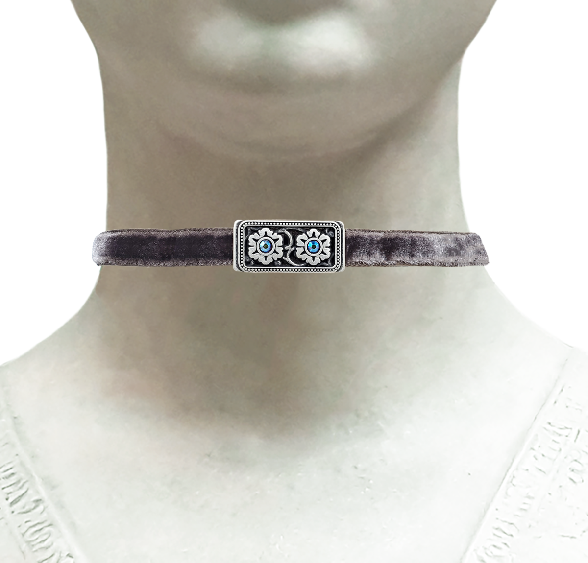 Aurora Crystal Slide Choker