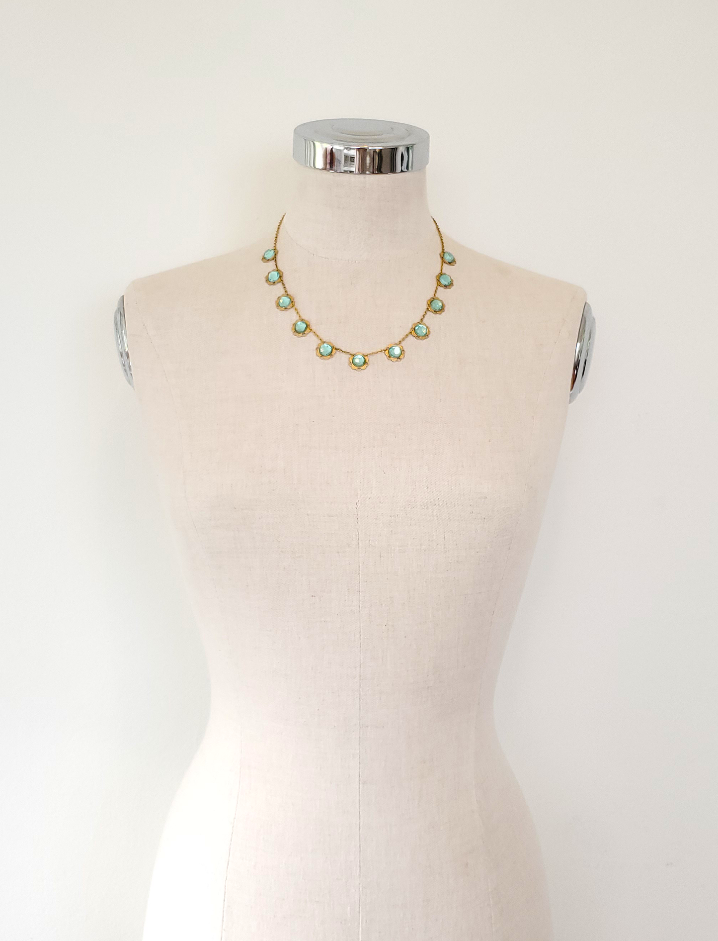 Aqua Shimmer Necklace