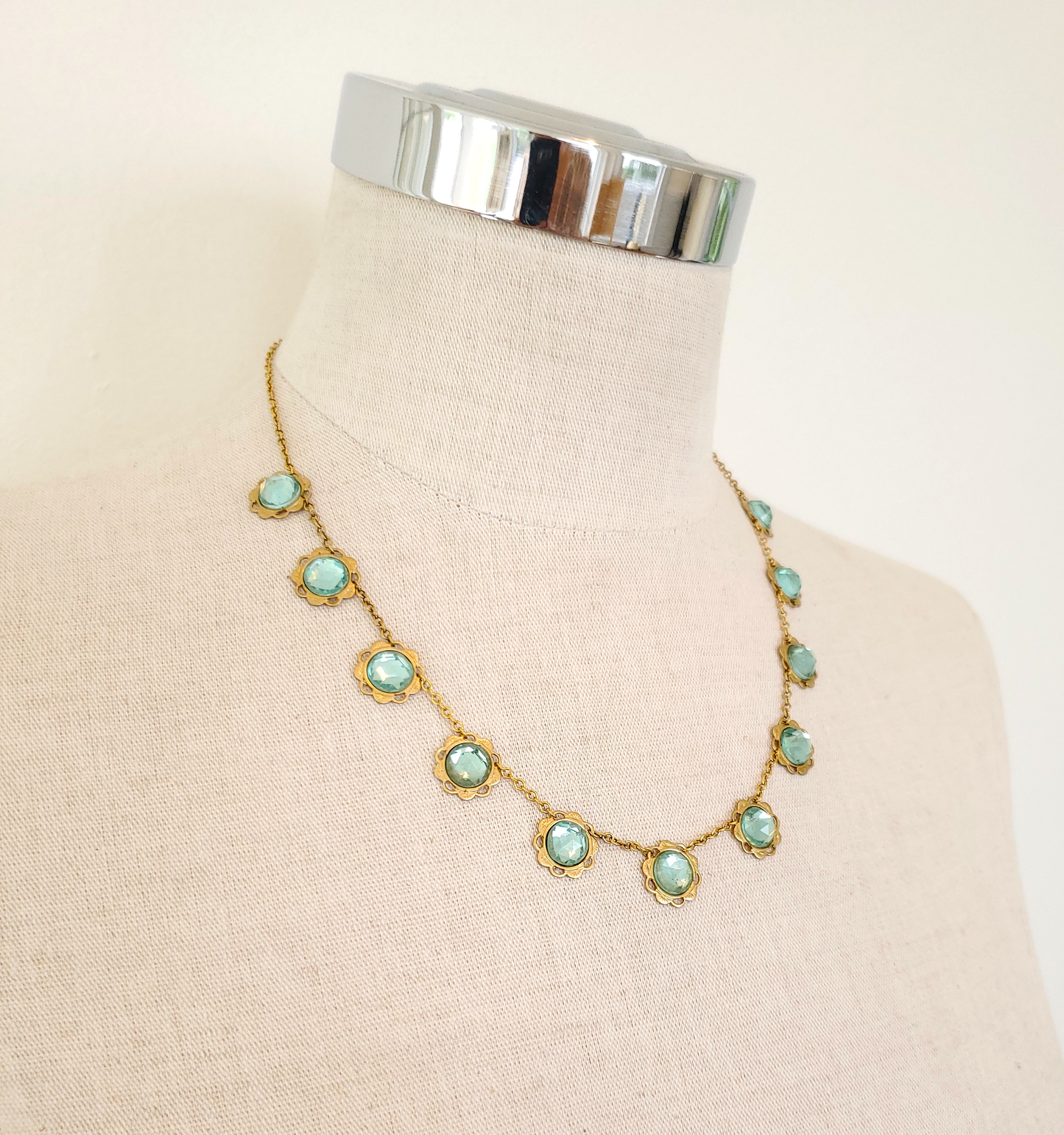 Aqua Shimmer Necklace