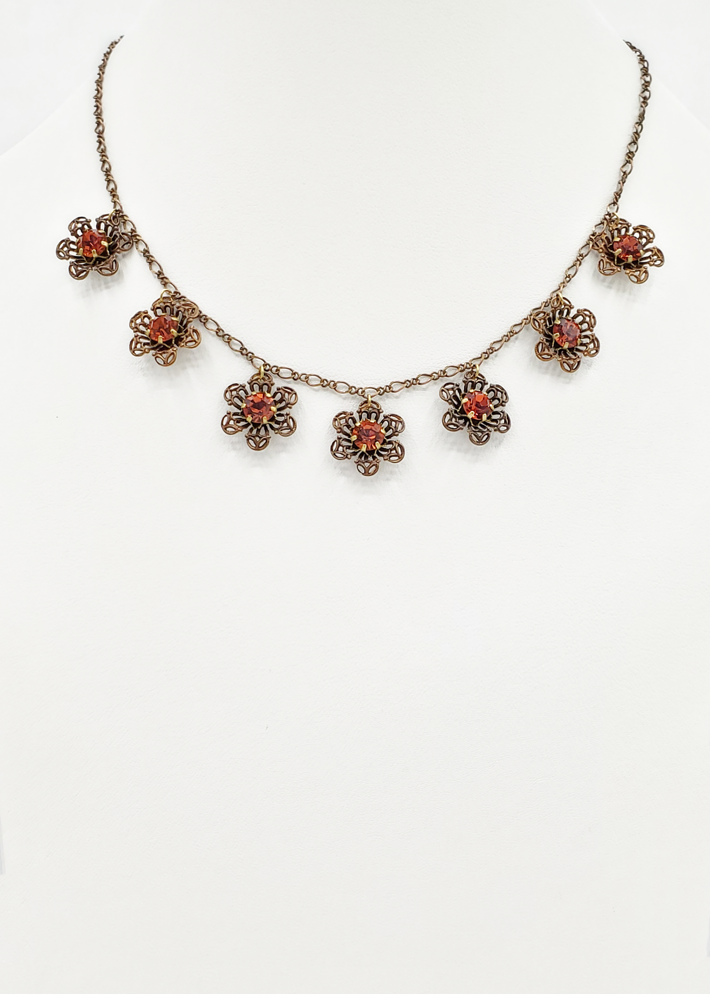 Topaz Filigree Necklace