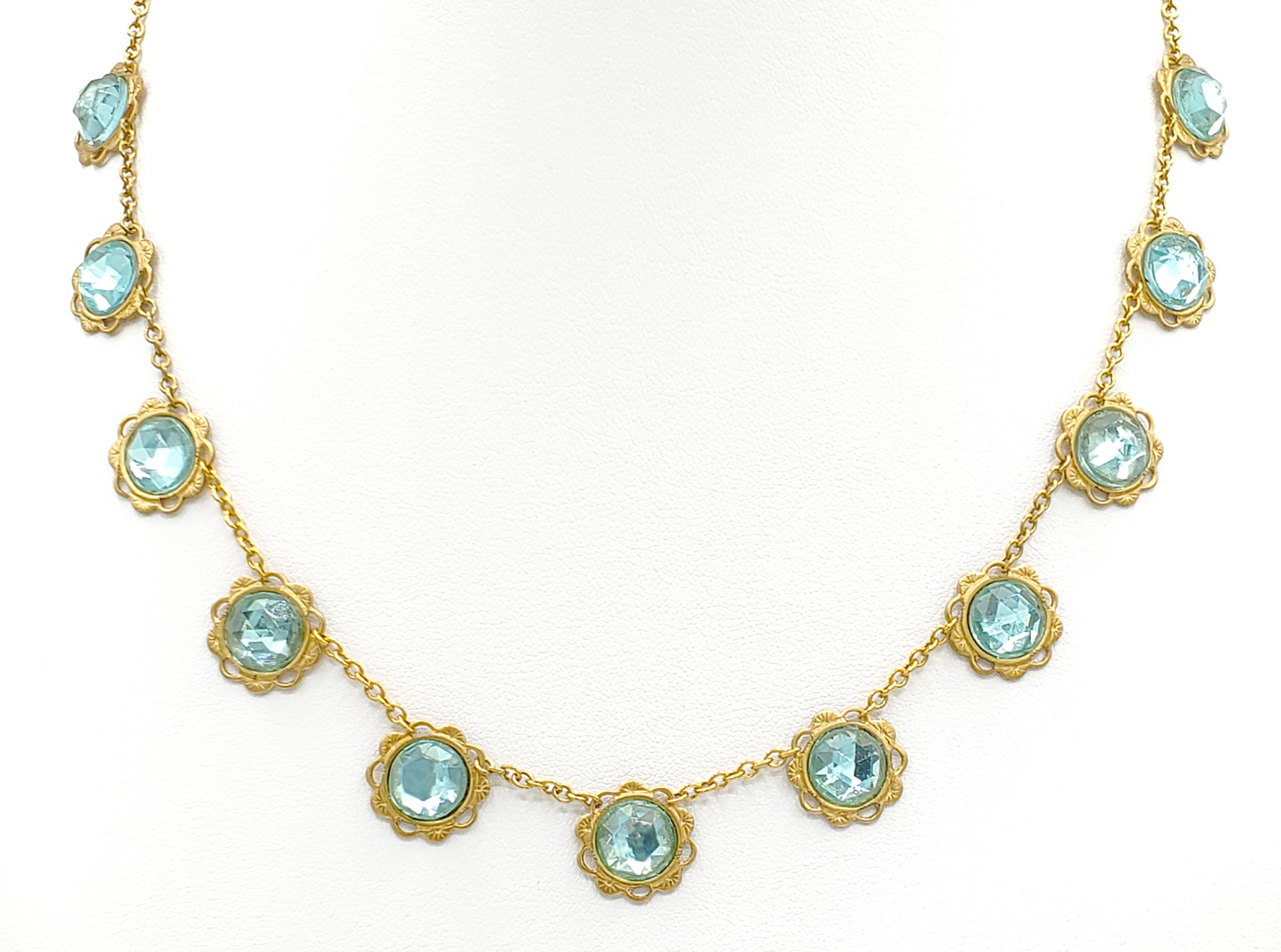 Aqua Shimmer Necklace