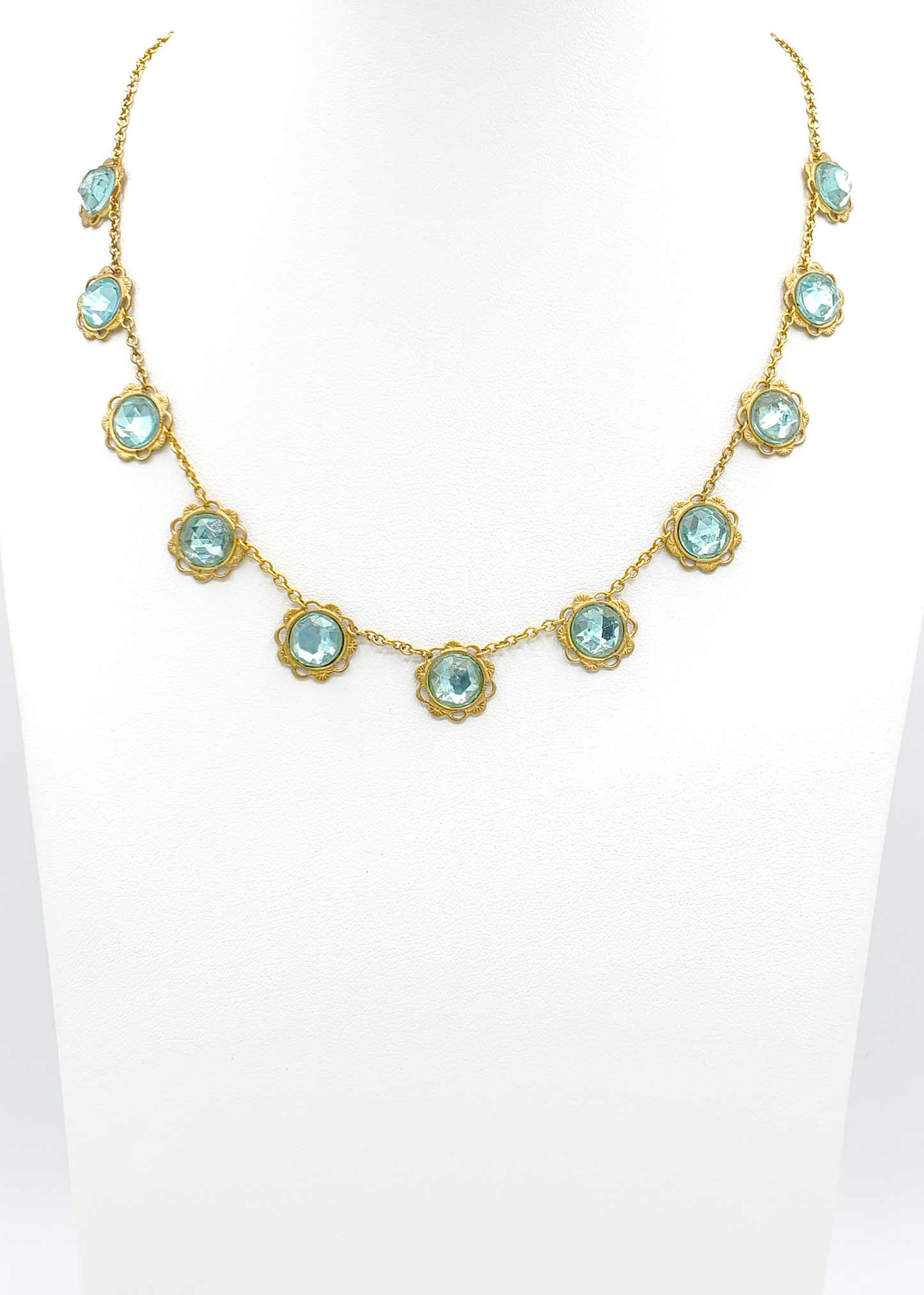 Aqua Shimmer Necklace