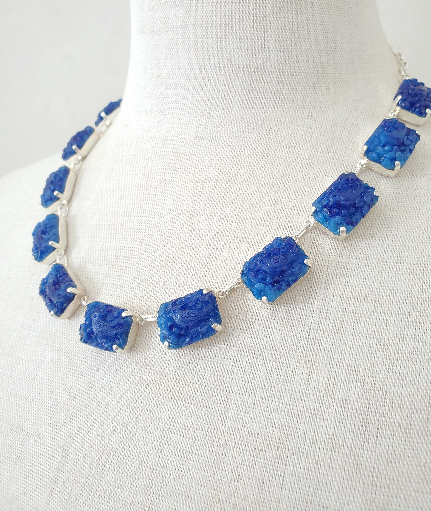 Bluebird Collet Necklace