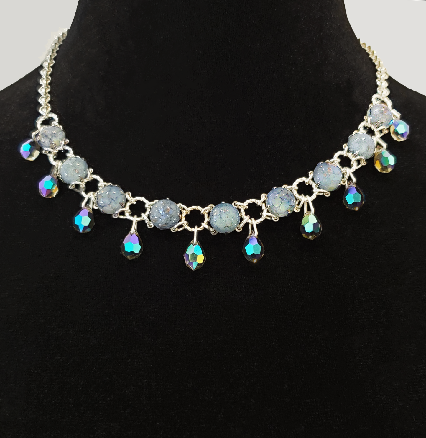 Pietra Aurora Drop Necklace