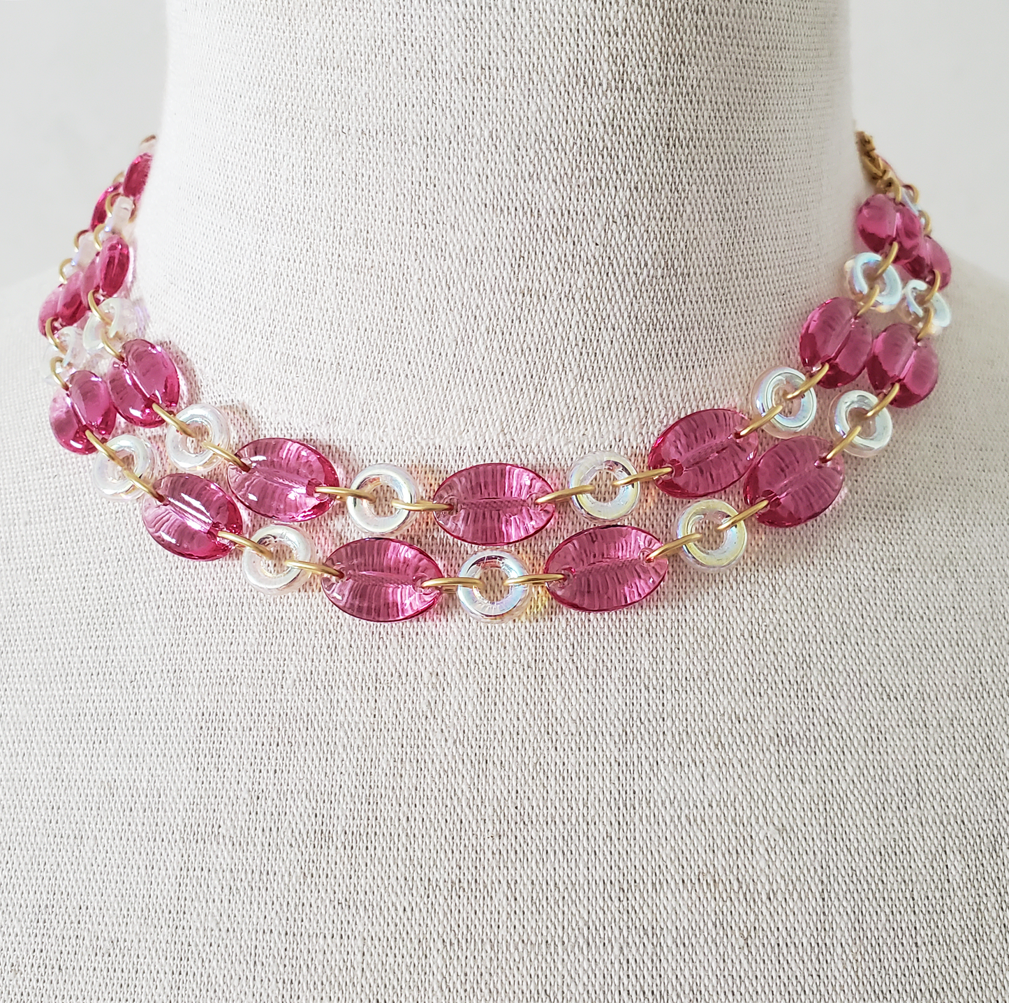 Coffee Beans and Donuts Necklace - Rose and Aurora