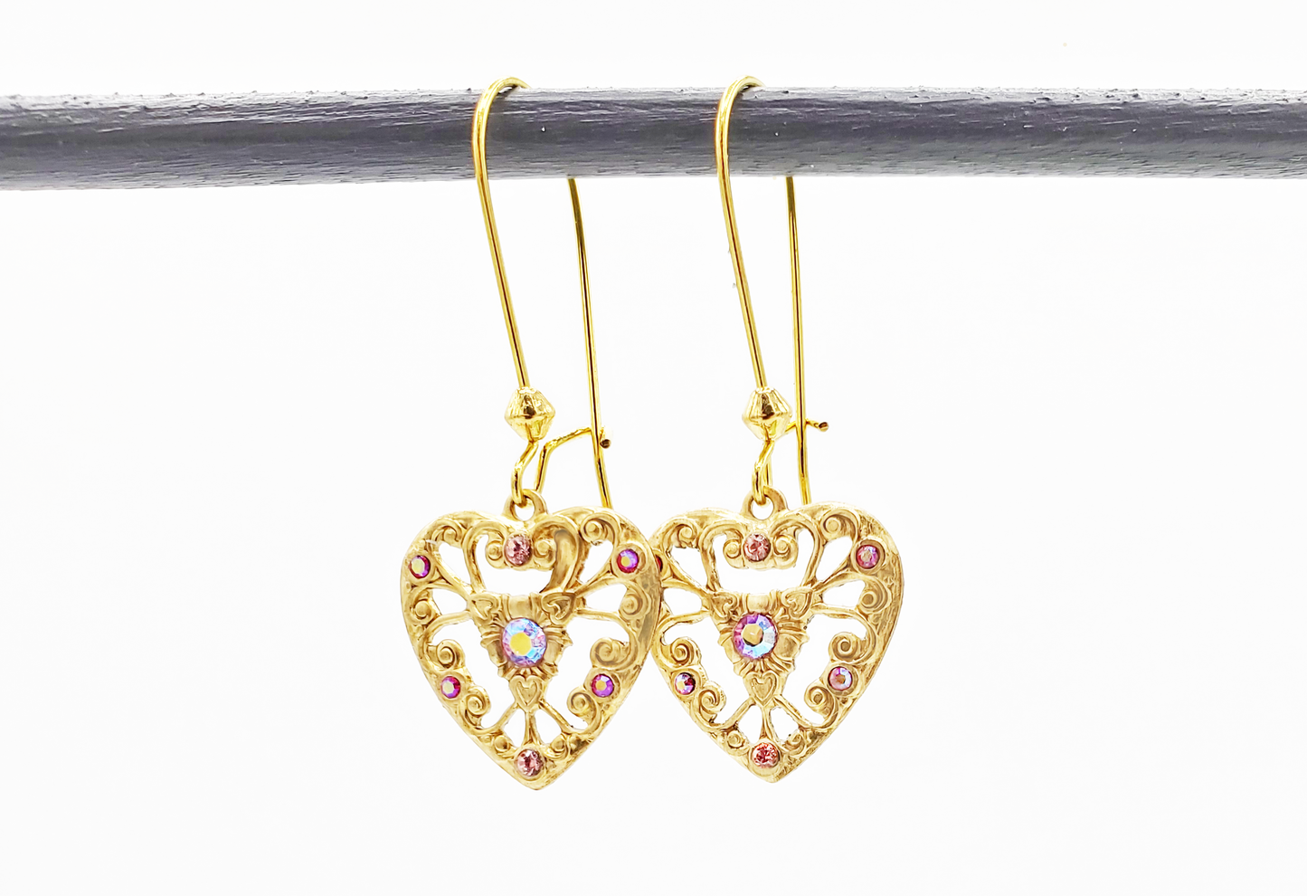 Lacy Heart Earrings