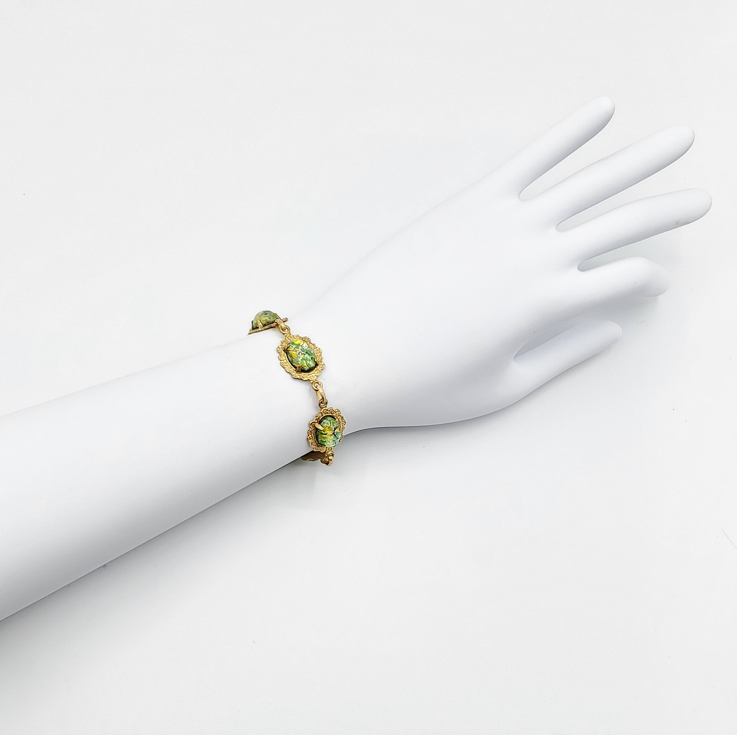 Green Fire Opal Bracelet