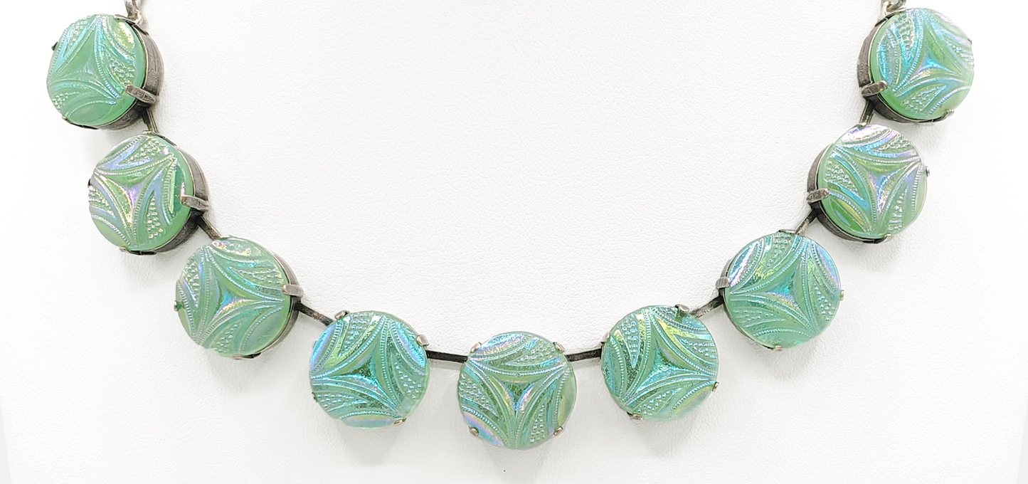 Iridescent Mint Necklace