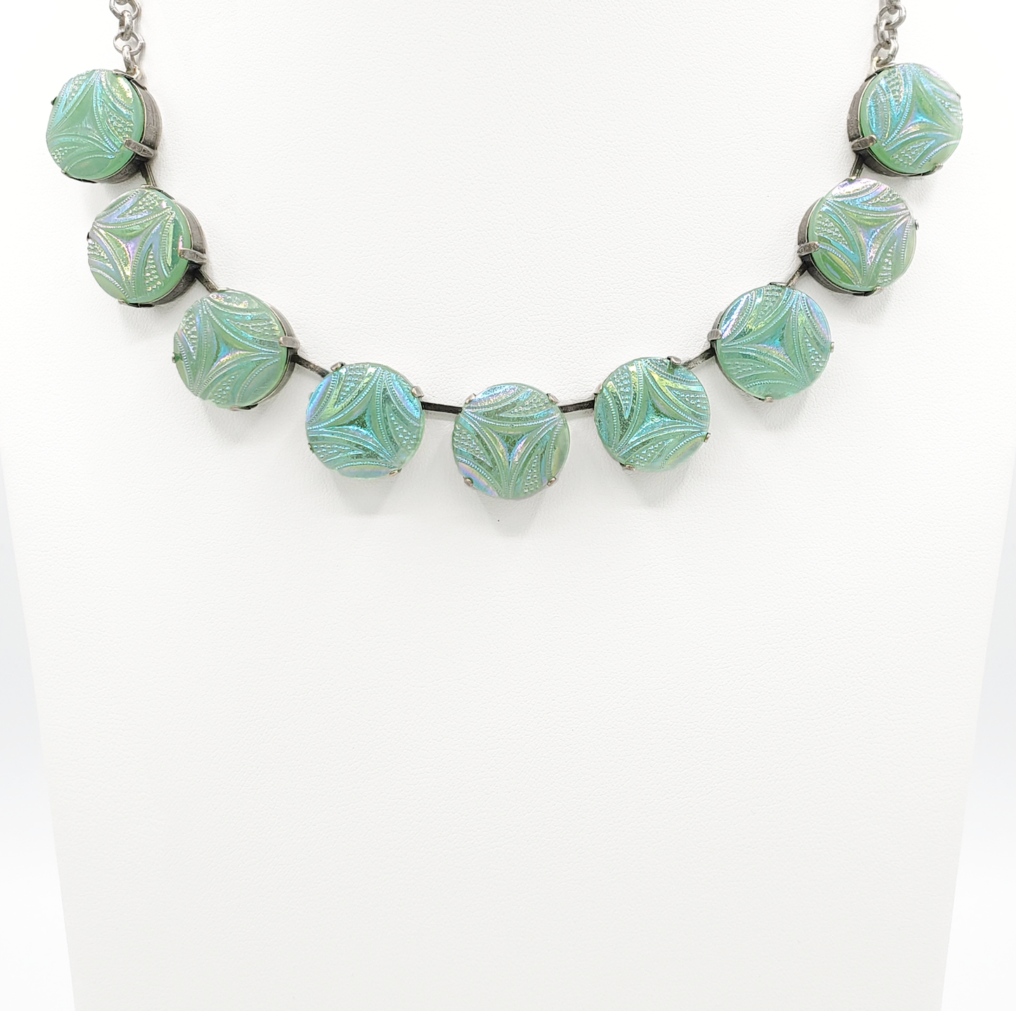 Iridescent Mint Necklace