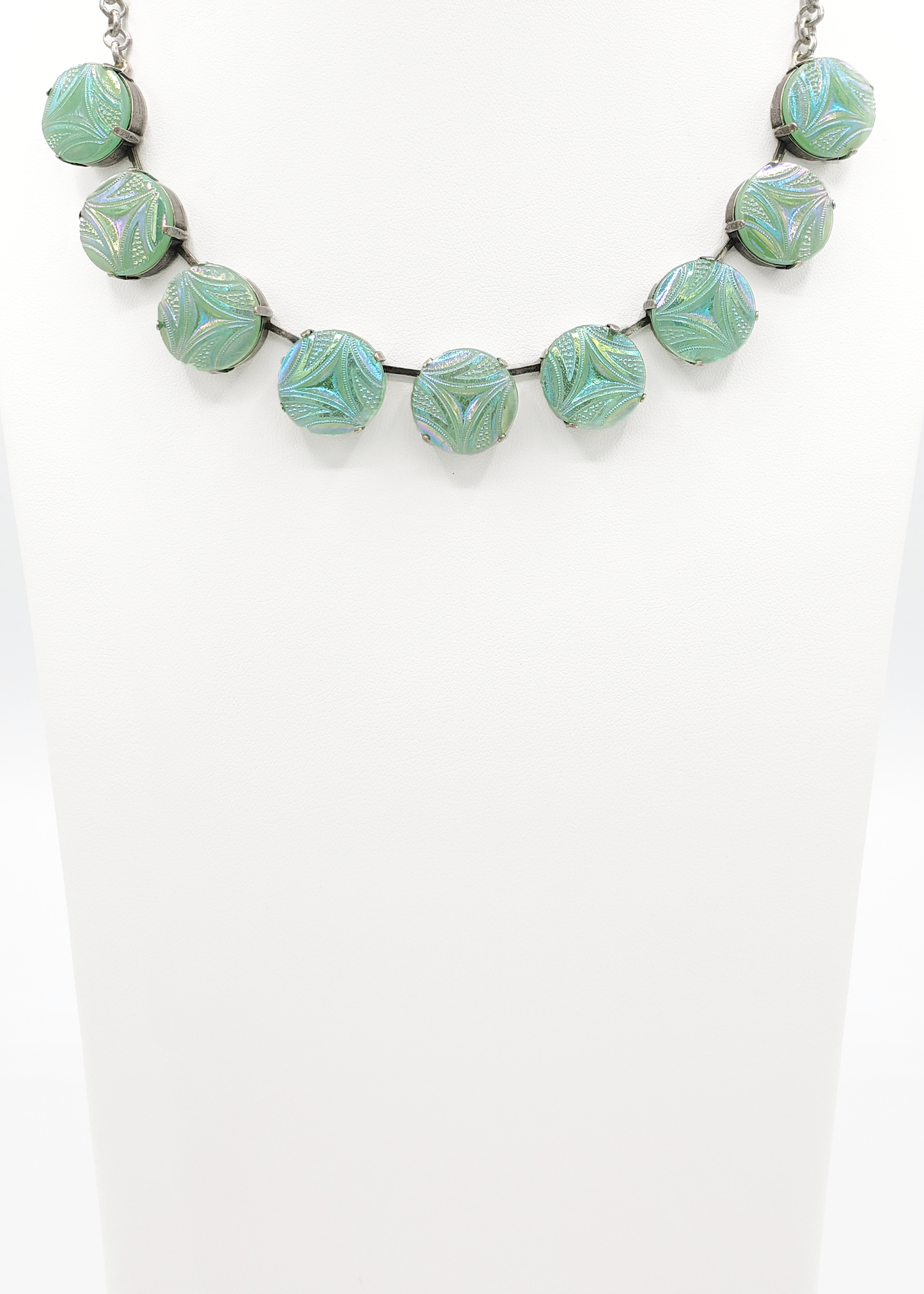Iridescent Mint Necklace