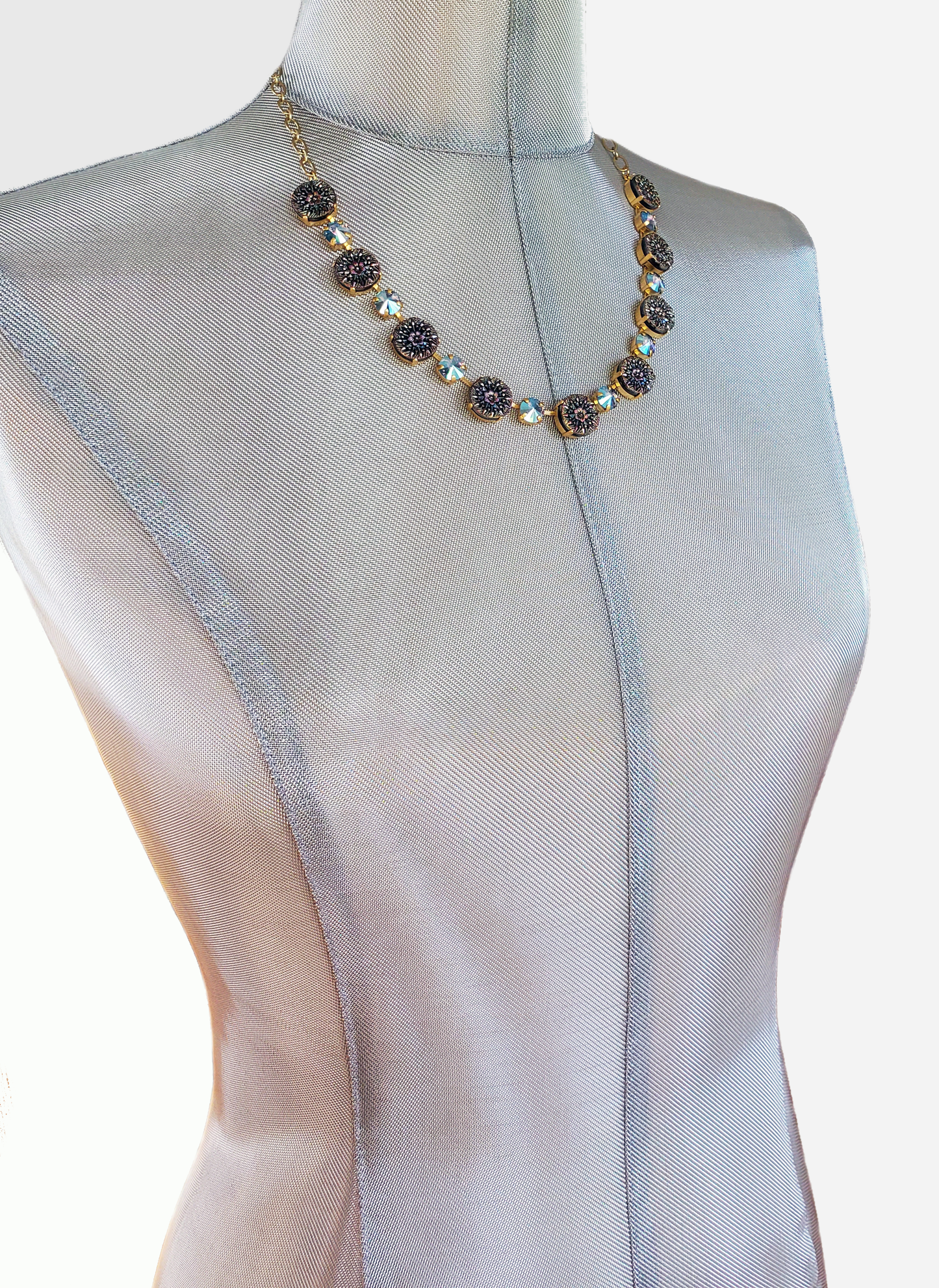 Kaleidoscope Flowers & Ice Necklace