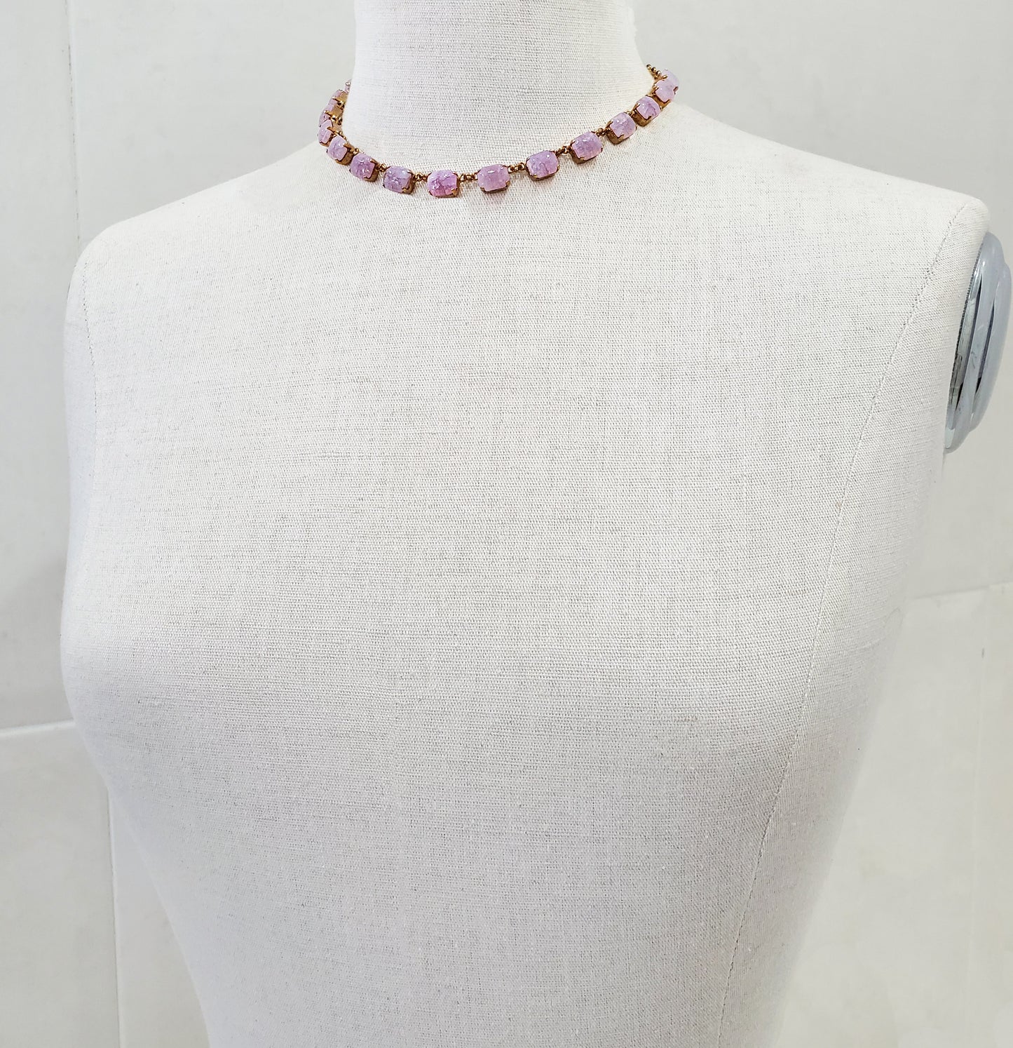 Harlequin Lavender Collet Necklace