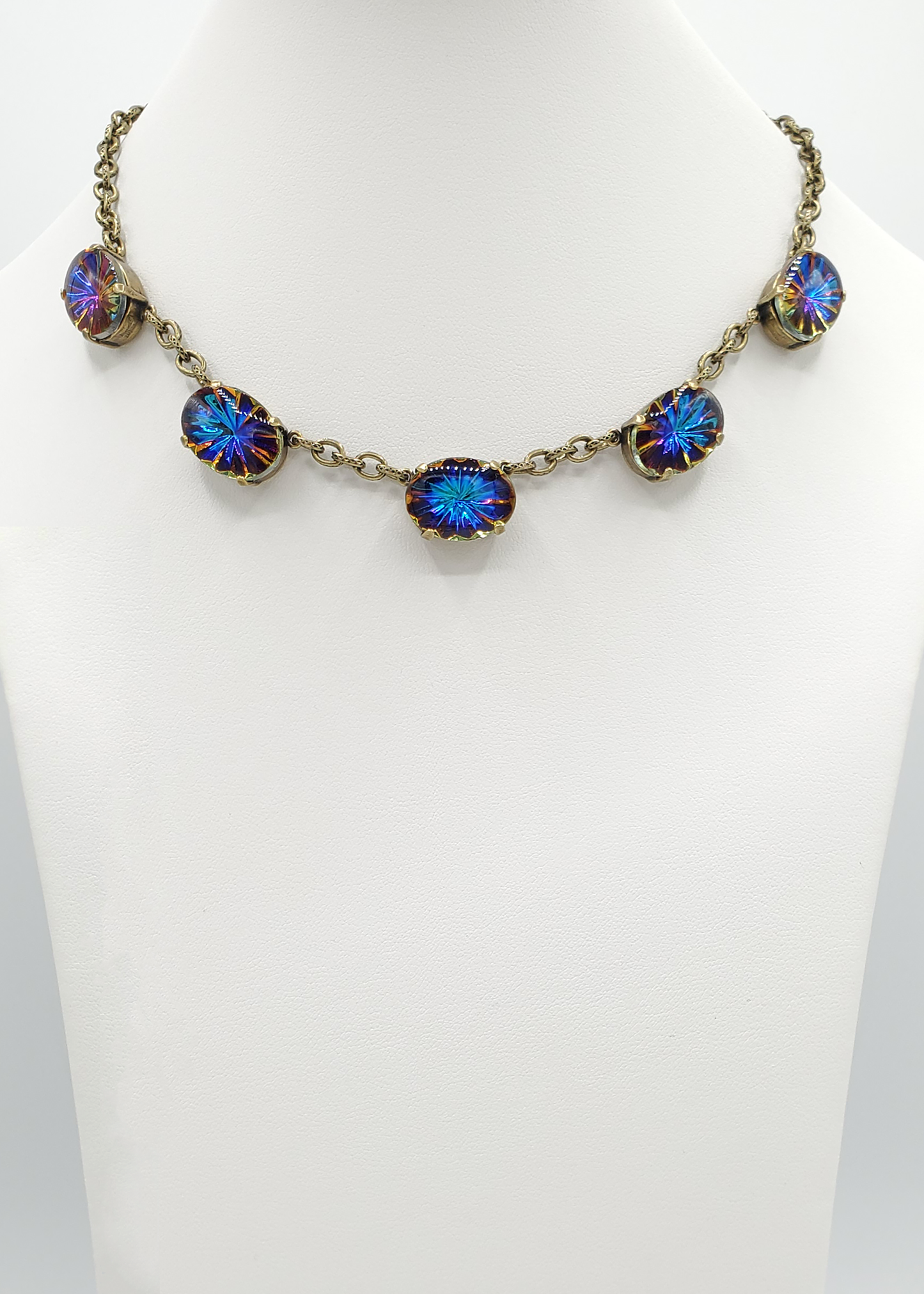 Starburst Oval Necklace