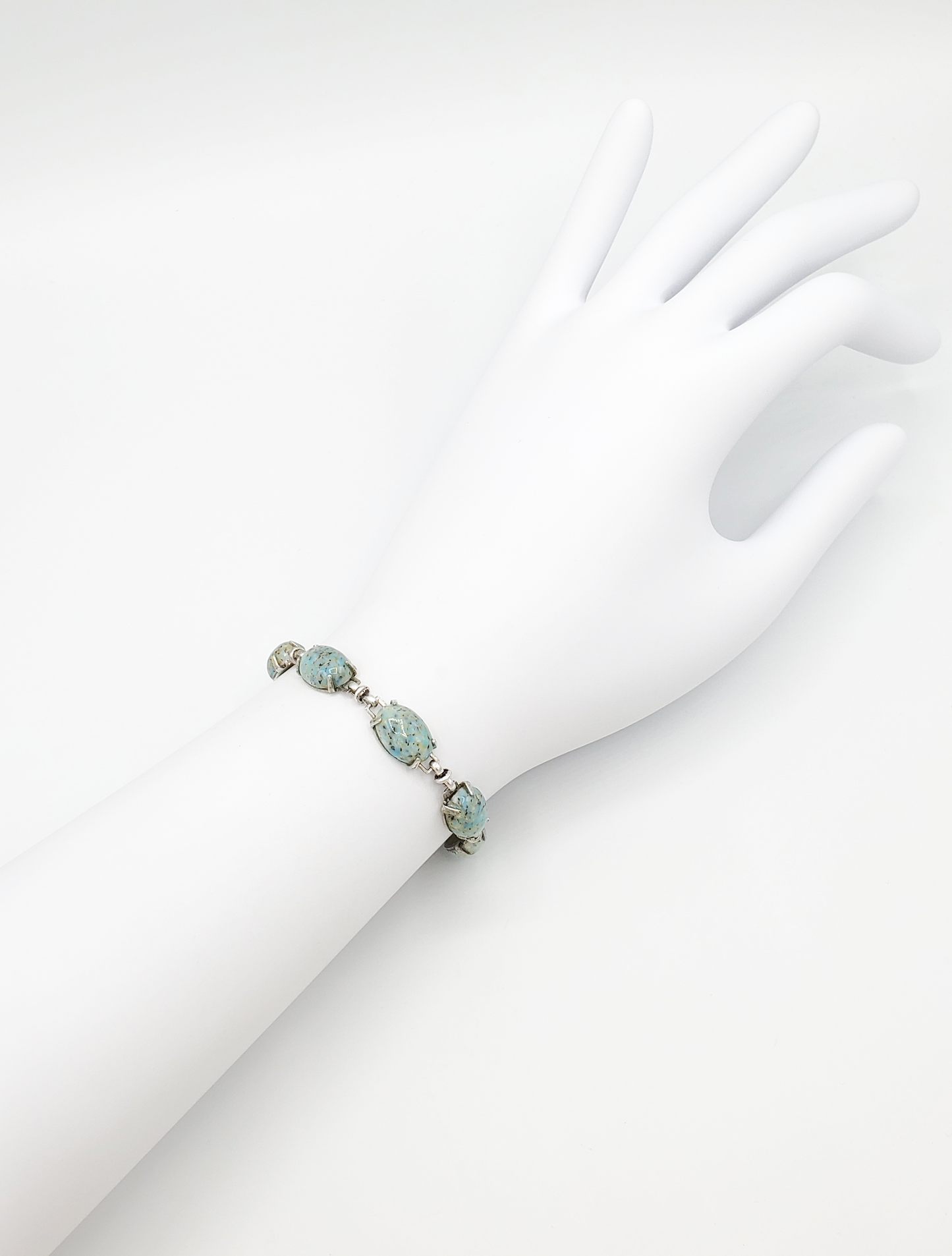 Turquoise Glass Bracelet