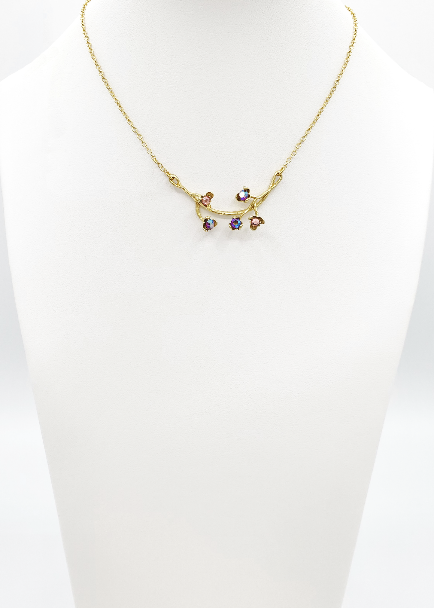 Vine Flower Pendant Necklace