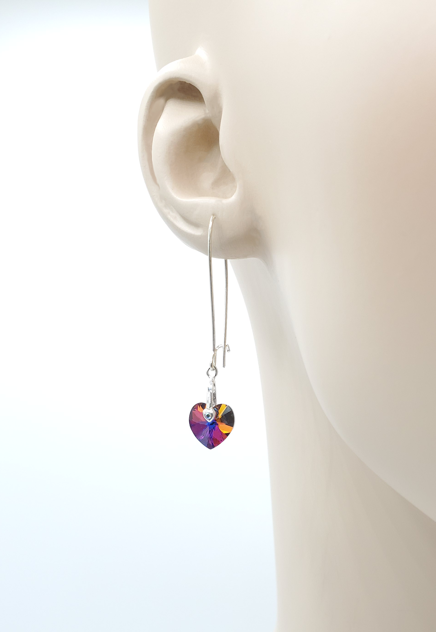 Volcano Heart Earrings