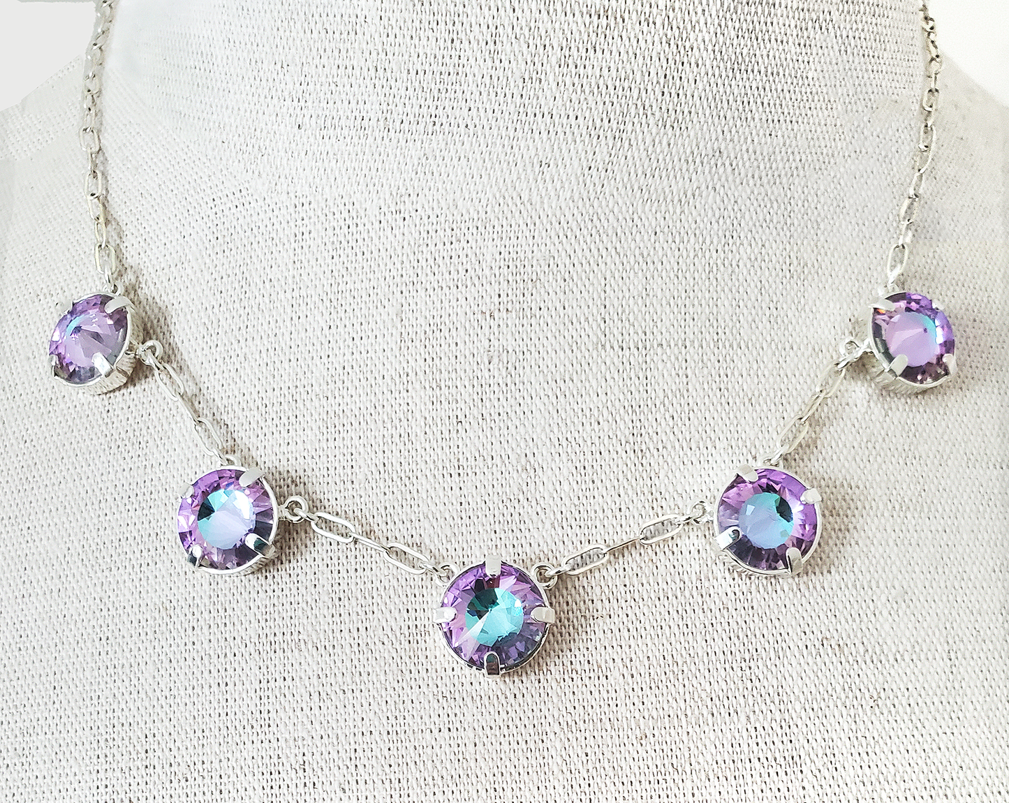 Wisteria Crystal Necklace