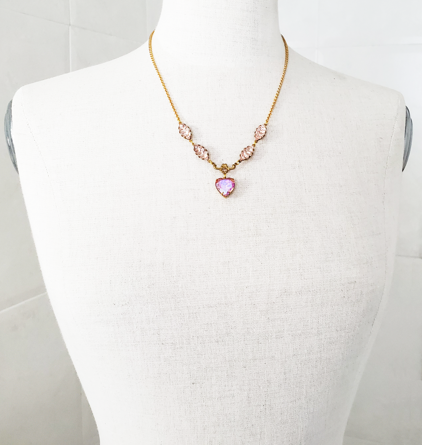 Rosaline Aurora Heart Necklace