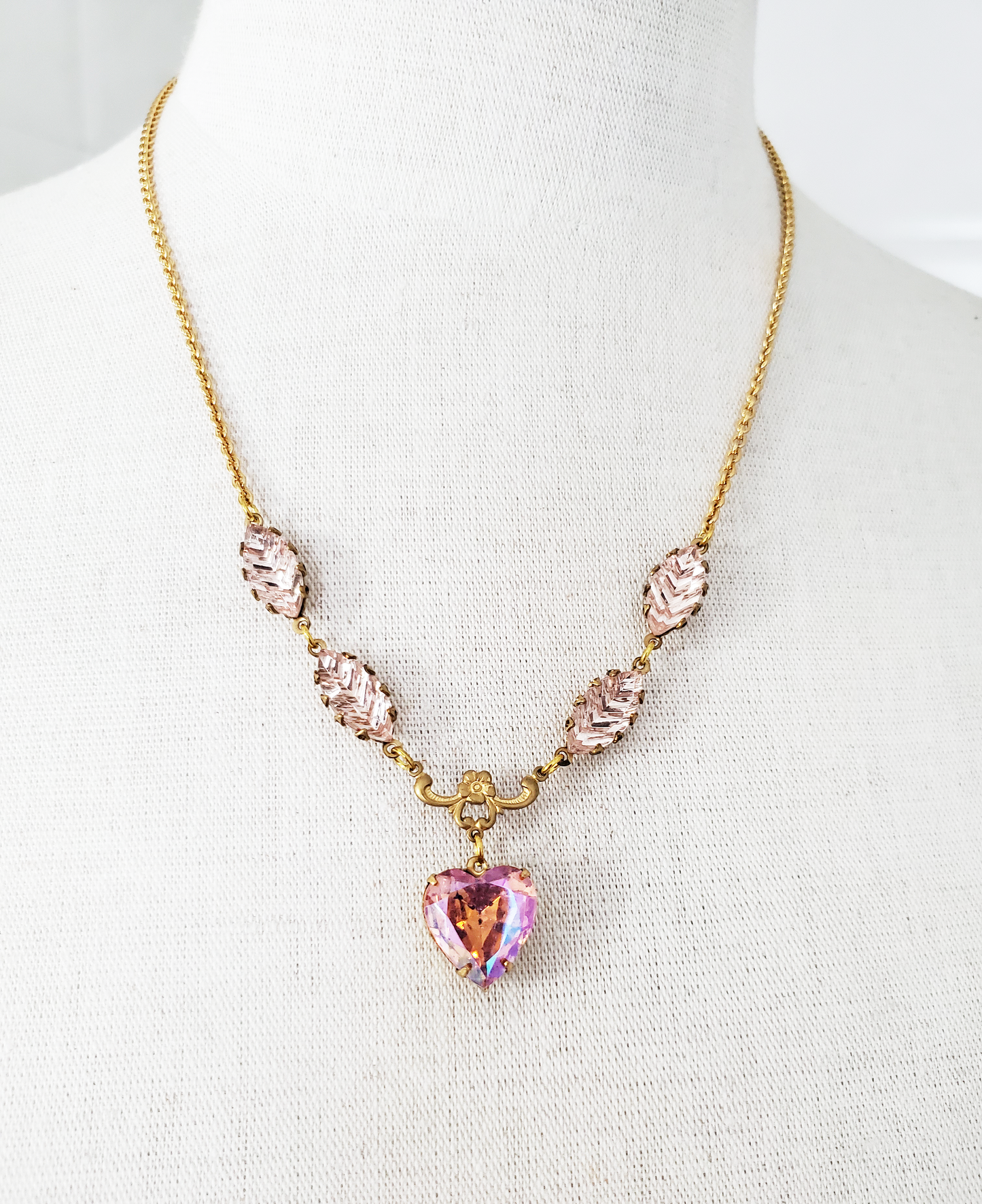 Rosaline Aurora Heart Necklace