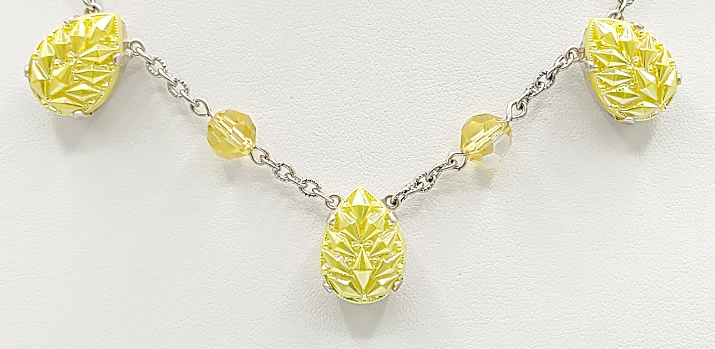 Lemon Teardrops Necklace
