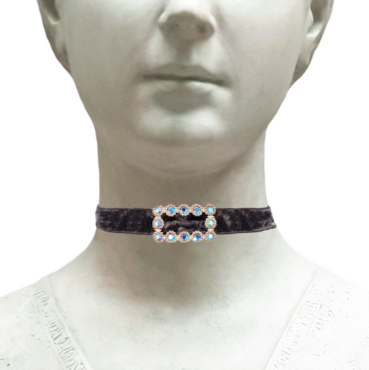 Crystal Buckle Choker