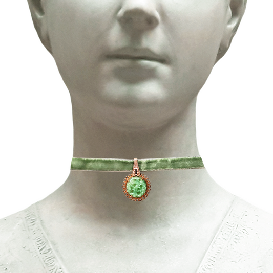 Jade Glass Choker