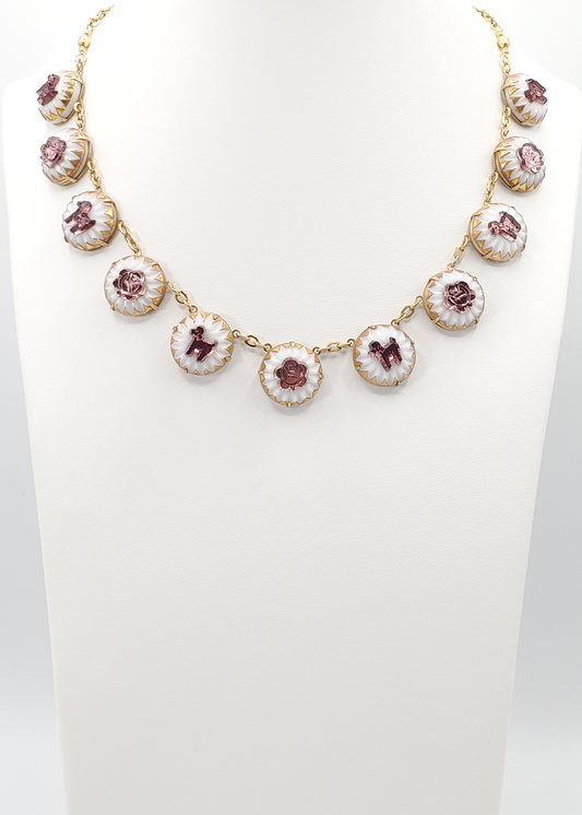 Poodle Flower Necklace