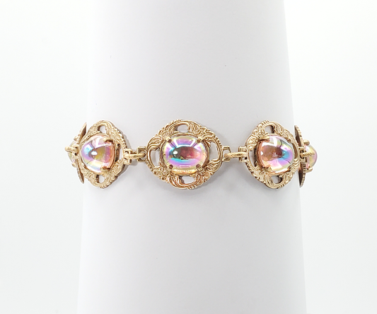 Rainbow Rose Bombe Bracelet