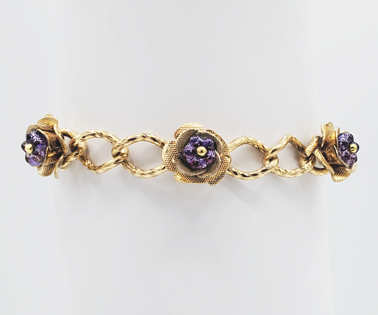 Violet Rose Bracelet