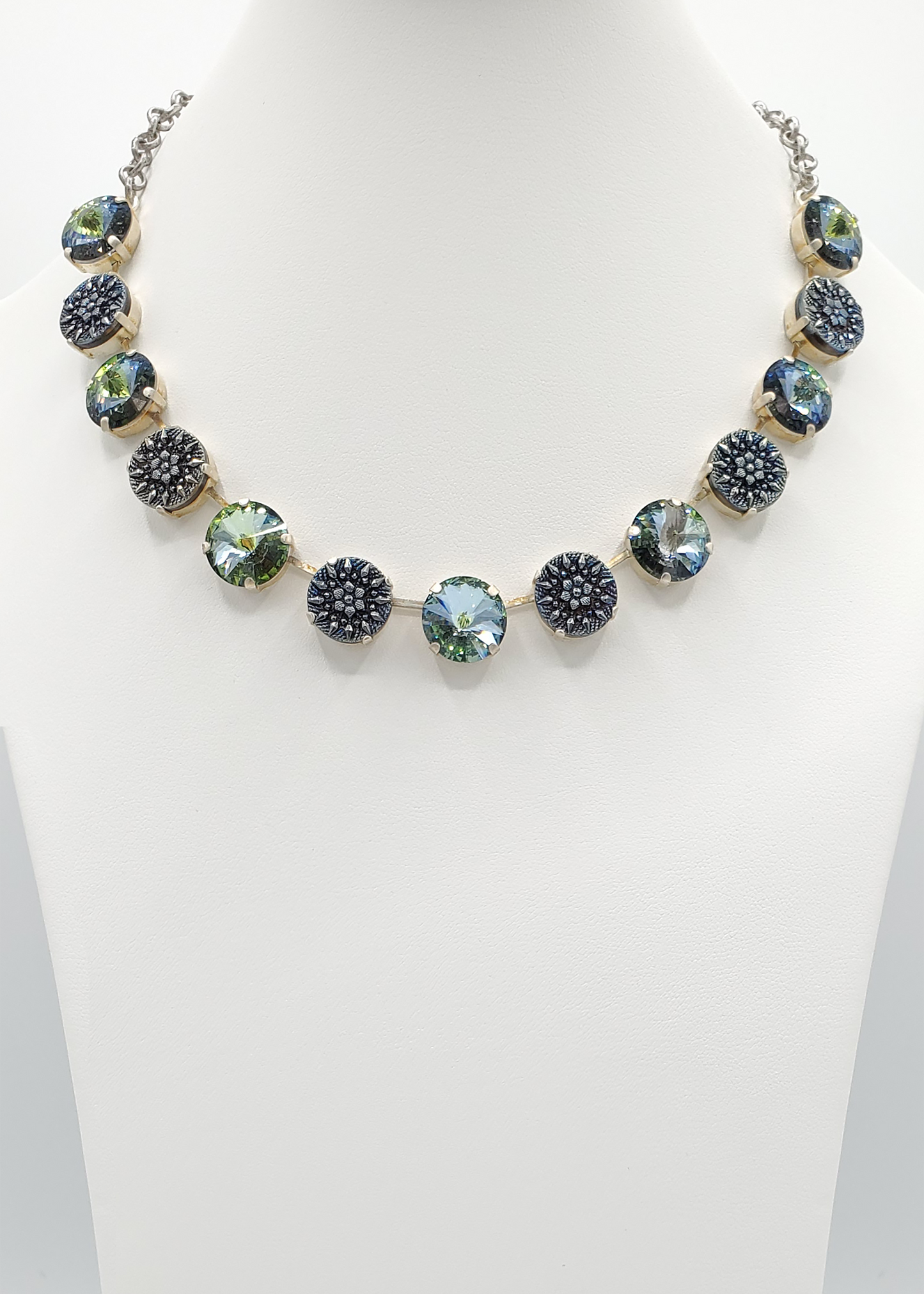 Bottomless Blue-Green Necklace