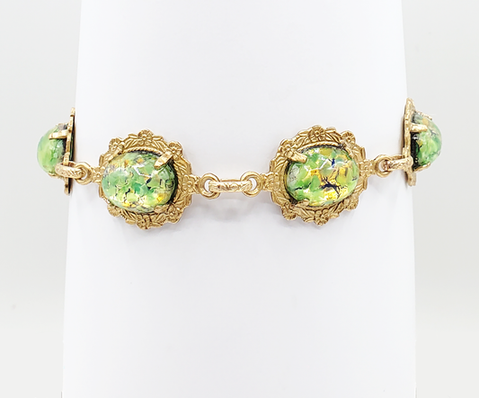 Green Fire Opal Bracelet