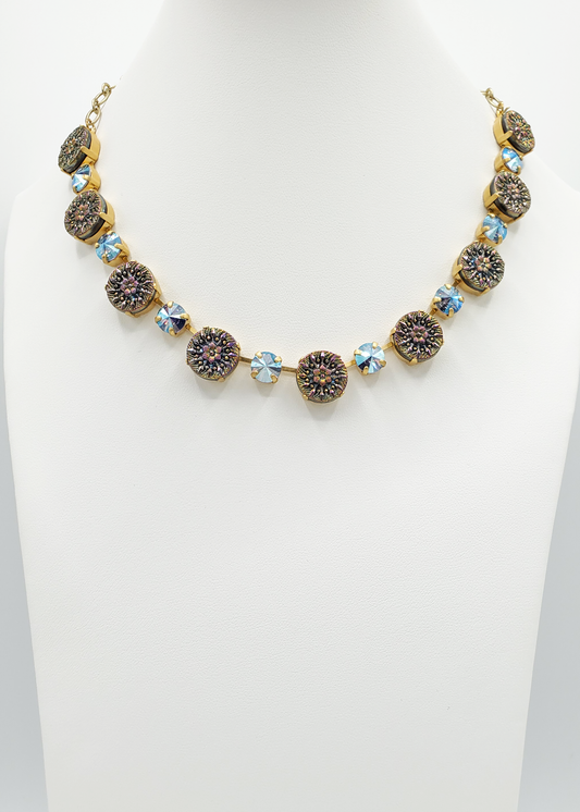 Kaleidoscope Flowers & Ice Necklace