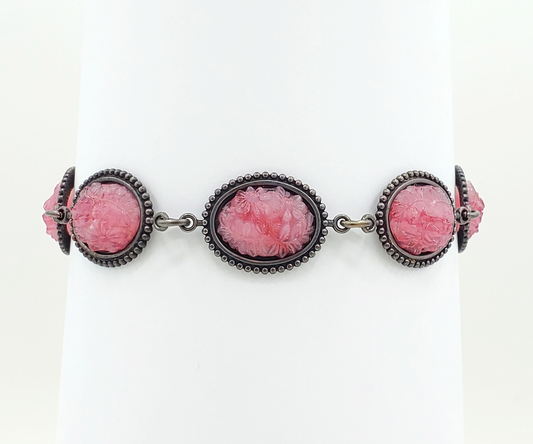 Pink Flowers Bracelet