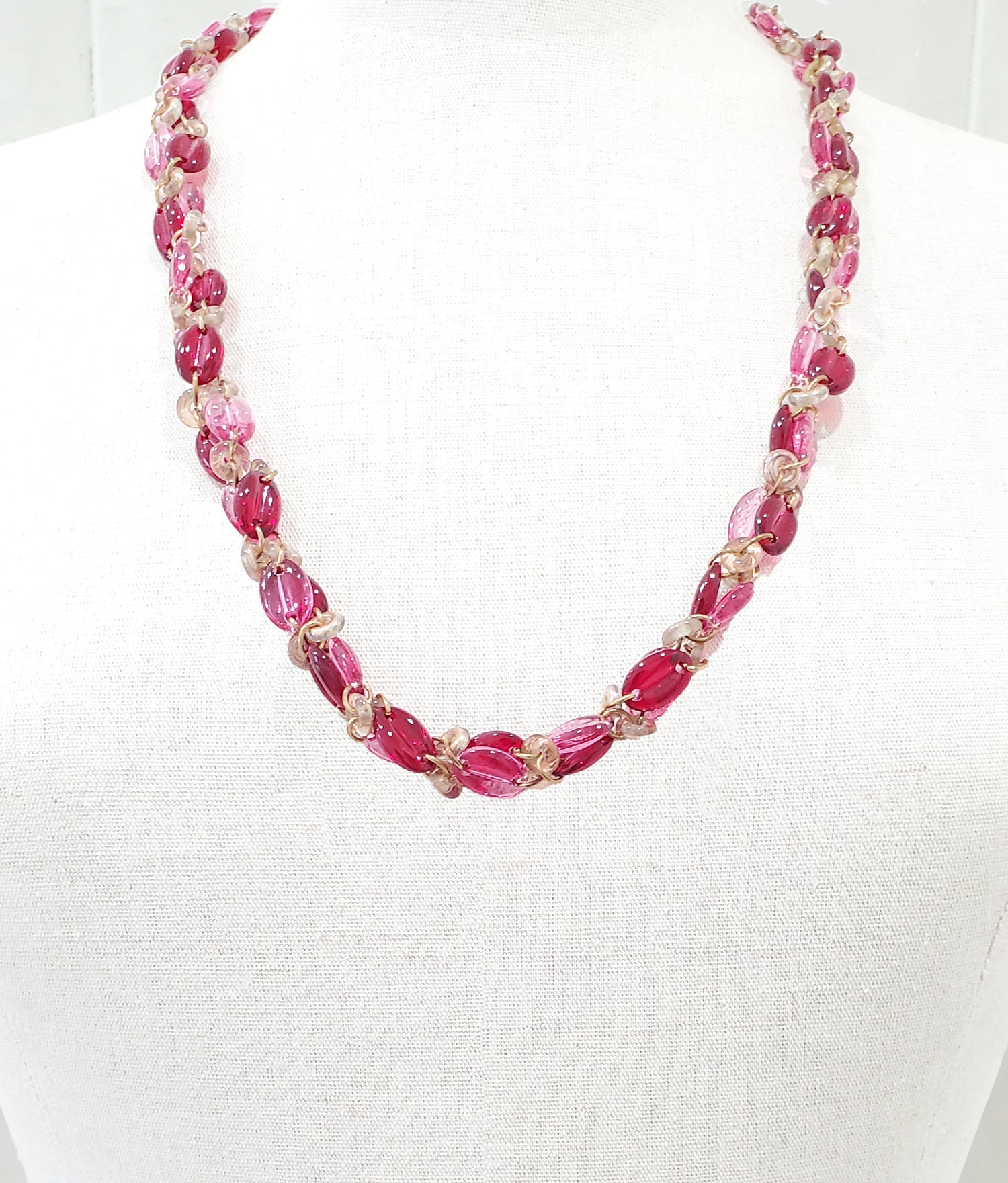 Coffee Beans and Donuts Layering Necklaces - Red and Rose – Clear Light  Workshop