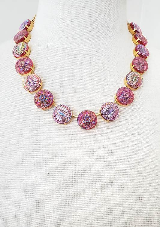 Poppy Red Necklace