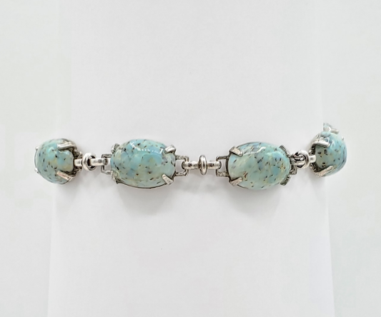 Turquoise Glass Bracelet